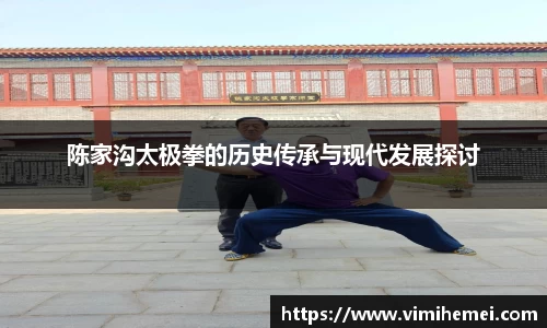 陈家沟太极拳的历史传承与现代发展探讨
